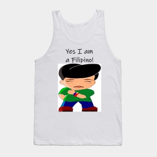 YES I AM FILIPINO - FUNNY DESIGN Tank Top